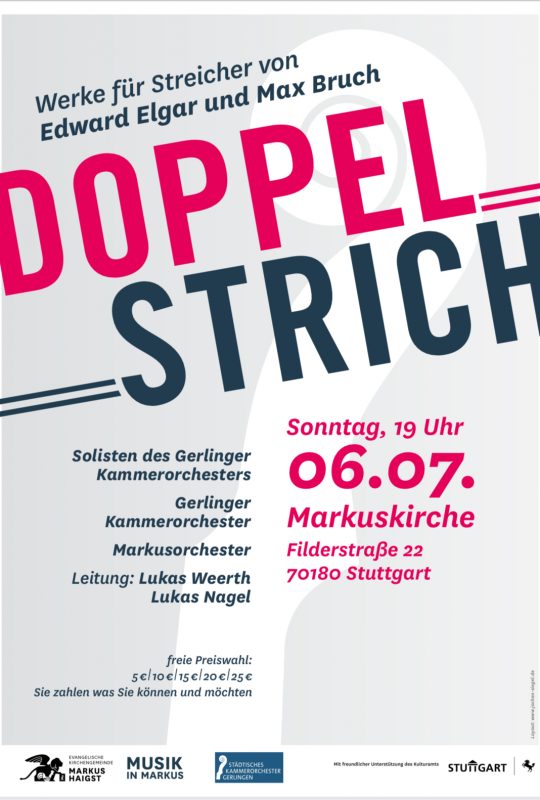 DOPPELSTRICH 06.07.2025 Markuskirche Stuttgart Freie Preiswahl